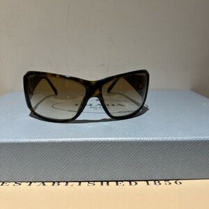 Prada Brown Tortoise Sunglasses